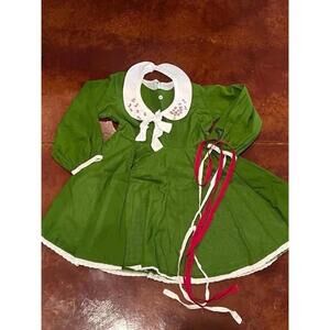 Well dressed wolf Christmas dress preorder in pine size 6